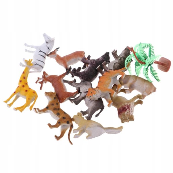 13x Mini Wildlife Animal Models Playset: Deer – Learn