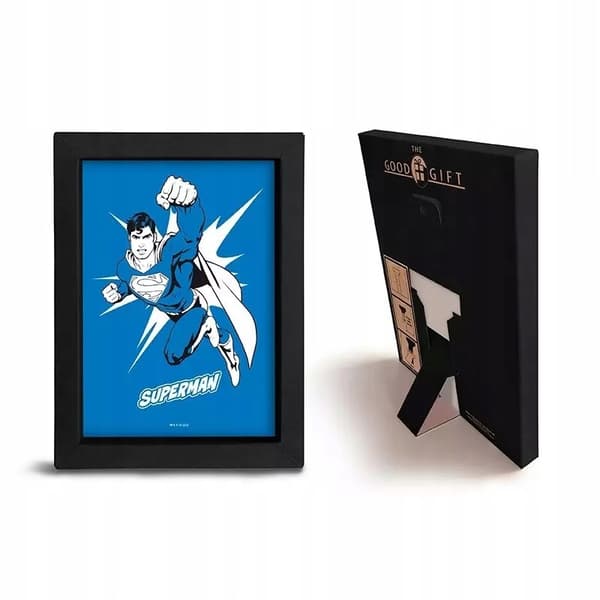 DC Comics. Framed print, 15x20 cm, Superman.
