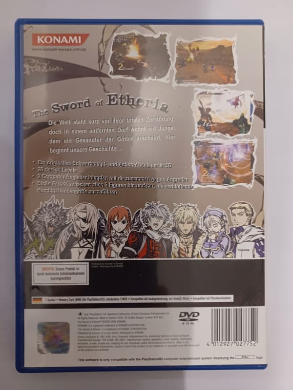 The Sword of Etheria, PS2