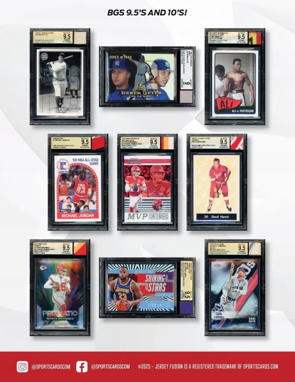 Jersey Fusion – Legend Collection Display Pack