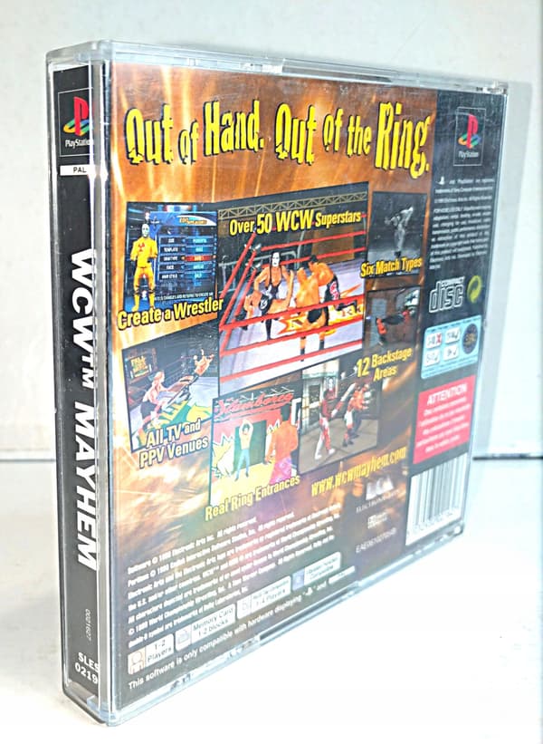 WCW Mayhem PSX 3XA game
