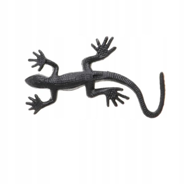 10 Vivid Reptile Animal Rubber Gecko Educational Model Figures