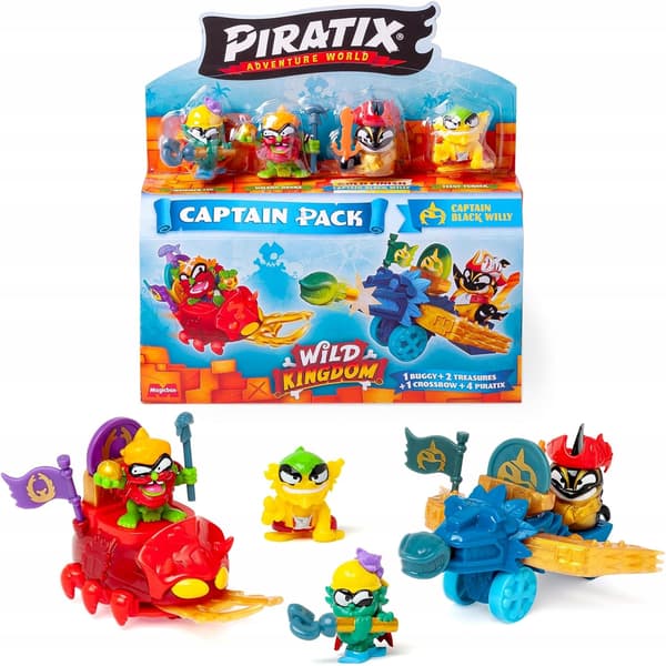 Piratix Wild Kingdom Captain Pack – figurines + accessories, 1 item (assorted)