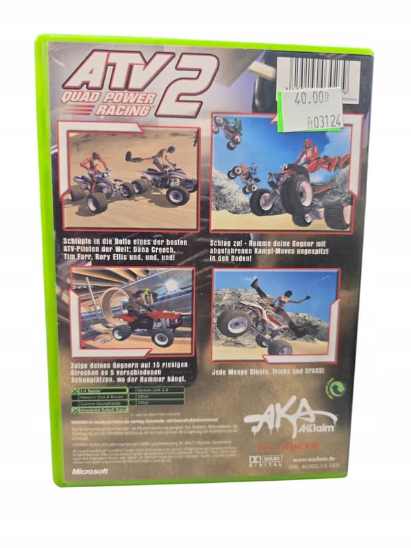 ATV 2 XBOX MICROSOFT XBOX CLASSIC
