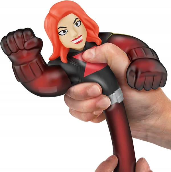 GOO JIT ZU MARVEL BLACK WIDOW SLIME FIGURINE 41440 STRETCHABLE