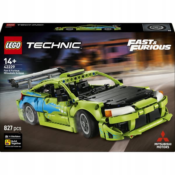 LEGO Technic 42229 Fast and Furious Mitsubishi Eclipse + PDF CATALOGUE