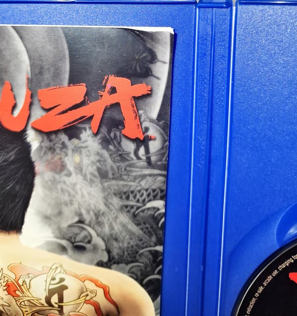 Yakuza PS2 game, 3XA disc, in excellent condition