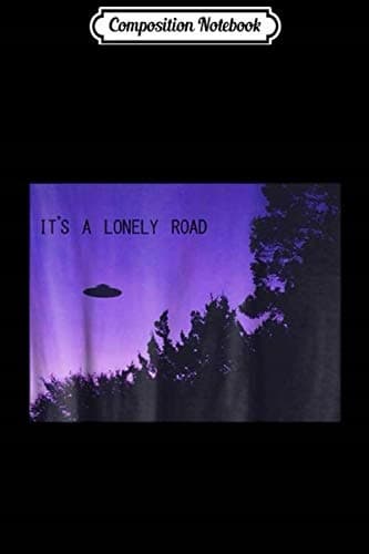 Composition Notebook: It’s a Lonely Road – Vaporwave Anime Journal