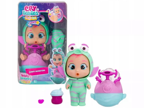 CRY BABIES MAGIC TEARS JUMPY MONSTERS JOJO BABY SCOOTER CRYING DOLL