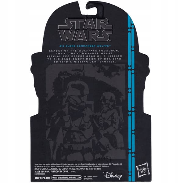 Clone Commander Wolffe (Clone Wars) figurine from the Star Wars Black Series