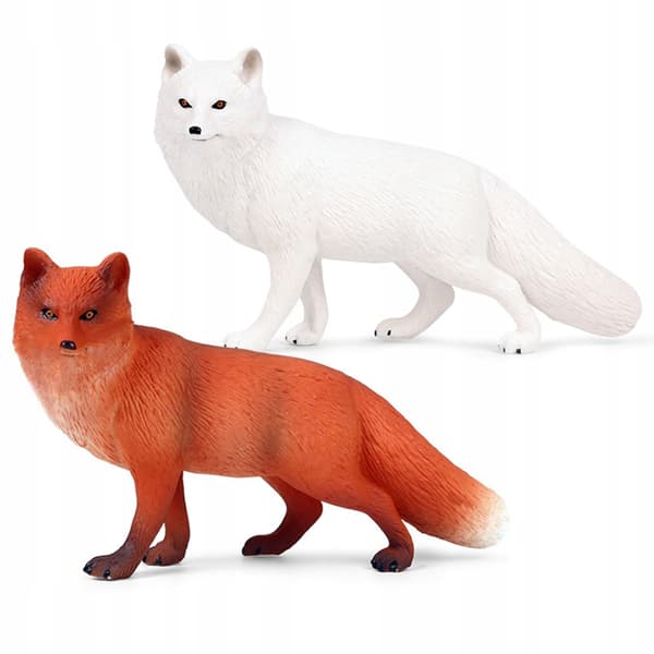 1 PC. DESK ORNAMENT – RED FOX FIGURINE – MODEL SIMULATION