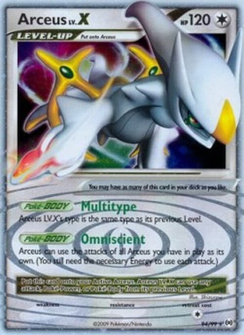 Pokemon Arceus LV.X