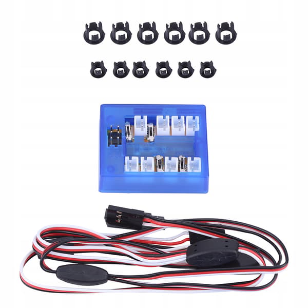 12 Syst LED Lighting Set – Simulation of a flashing RC lamp