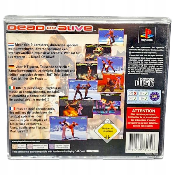 Dead or Alive for Sony PlayStation (PSX, PS1, PS2, PS3)
