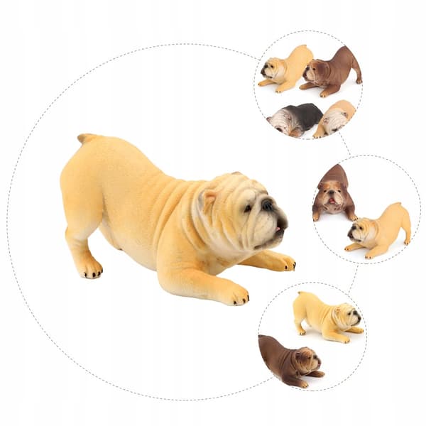 HANDMADE BULLDOG MODEL – A PLASTIC DECORATIVE ITEM FOR THE HOME