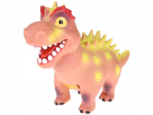 INTERACTIVE RUBBER DINOSAUR FIGURINE WITH SOUND