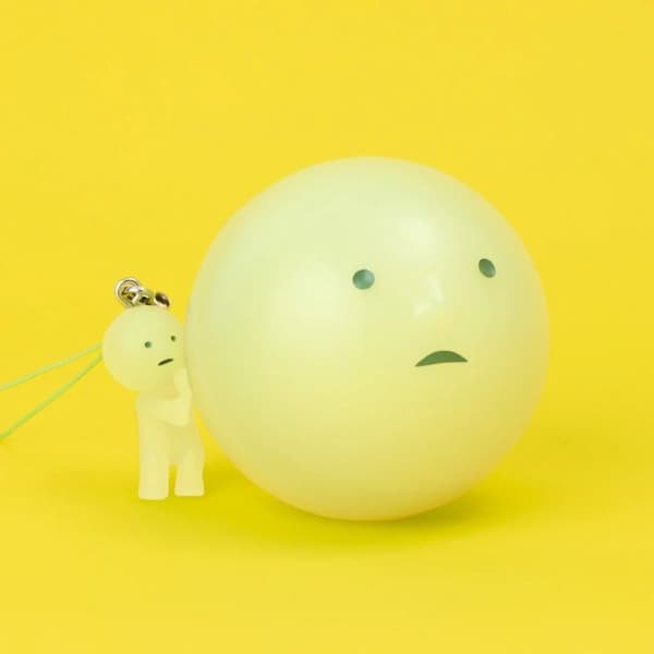 SMISKI Mini glow-in-the-dark doll Strap Accessories ORIGINAL KEYRING