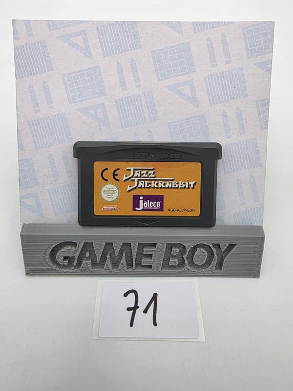 GAME BOY ADVANCE JAZZ JACKRABBIT ORIGINAL CARTON BOX