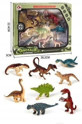 Dinosaurs, 8-piece set