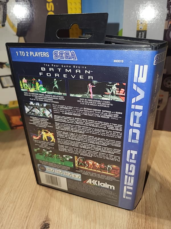BATMAN FOREVER – SEGA MEGA DRIVE SMD – BOX ONLY, no game