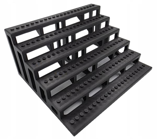 STEPPED DISPLAY STAND FOR MINIFIGURES – DISPLAY STAND FOR 36 FIGURES