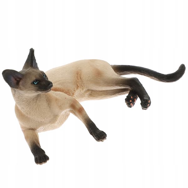 A SMALL, REALISTIC CAT FIGURINE FOR INTERIORS