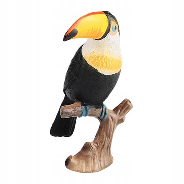 Simulation: Craft Bird Collection – PVC Artificial Birds Perched on a Branch