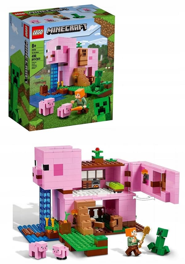 LEGO MINECRAFT 21170 PIG-SHAPED HOUSE