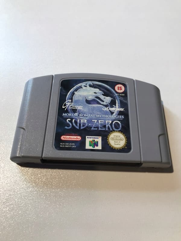 MORTAL KOMBAT MYTHOLOGIES SUB-ZERO NINTENDO 64 N64