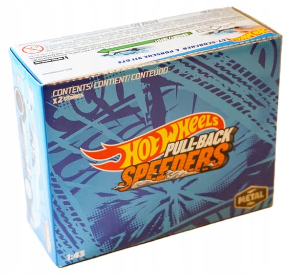 HOT WHEELS PULL-BACK SPEEDERS 2-PACK GT-SCORCHER & PORSCHE 911 GT3 NEW DESCRIPTION