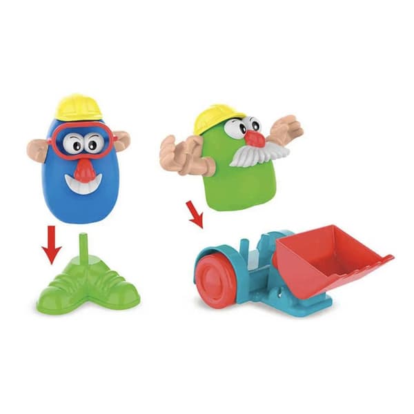 Construction Site SET with ACCESSORIES in a CHEST – 39 Pieces, CASE + MASCOT