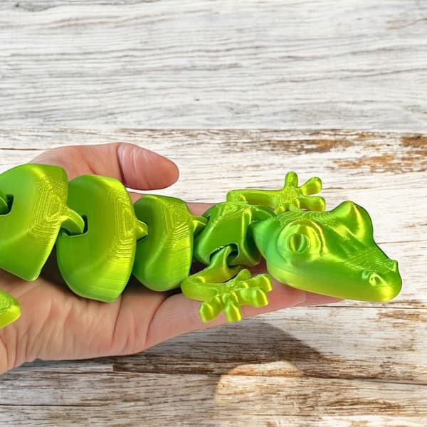 29 cm decorative figurine – MOVABLE 3D lizard – Children’s Day Flexi