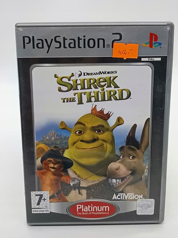 SHREK THE THIRD game for Sony PlayStation 2 (PS2)
