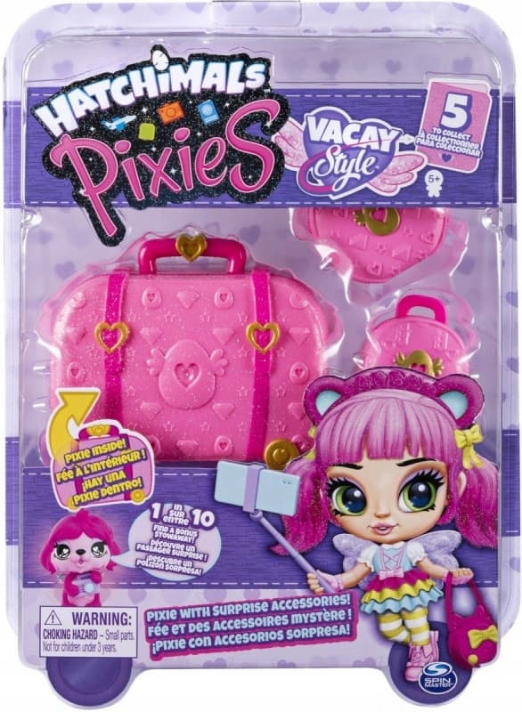 HATCHIMALS PIXIES SUITCASE DOLL + ACCESSORIES