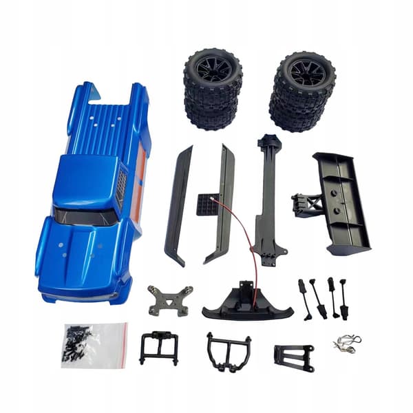 RC Body Shell DIY Replacement Parts with Wheels – Accessory for Wltoys