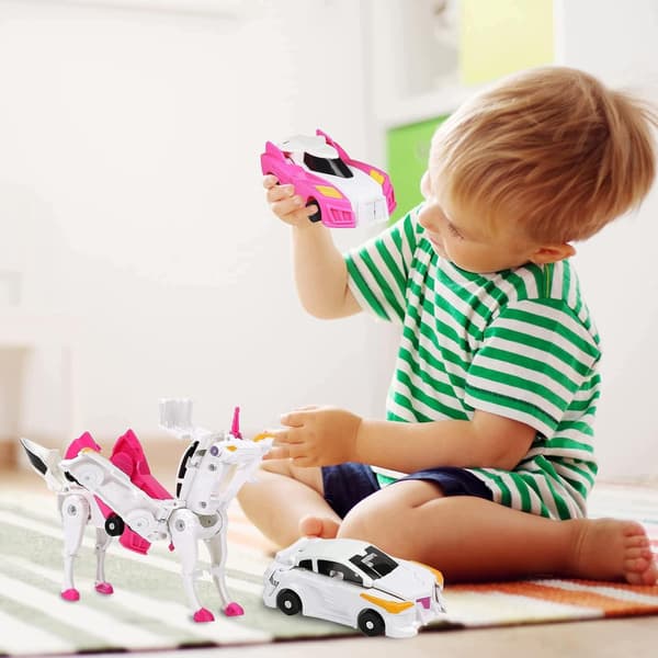 Transforming unicorn toy car for children – a present