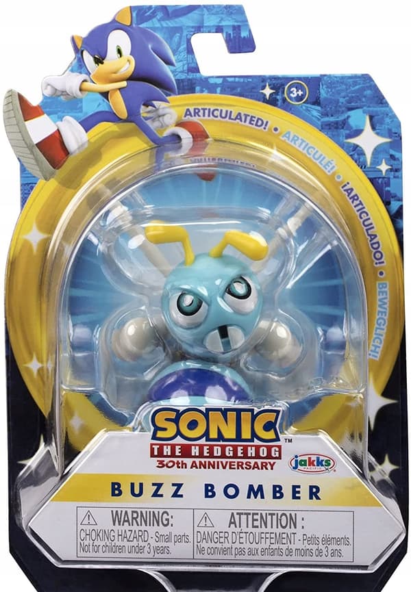 SEGA JAKKS PACIFIC SONIC GO BUZZ BOMBER FIGURINE