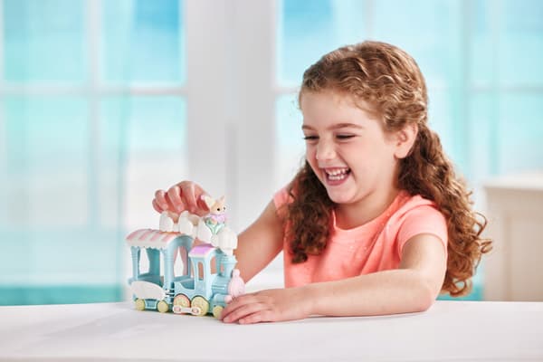 Sylvanian Families Colourful Train and Fox 5702
