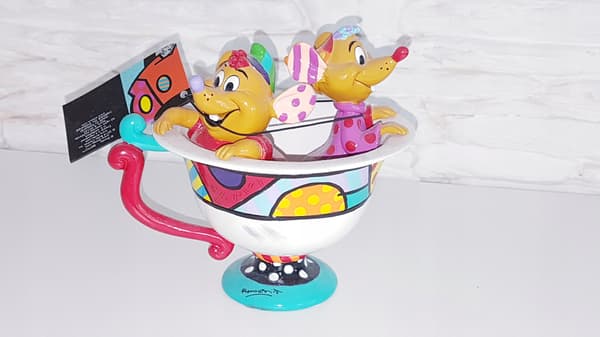Disney Cinderella ceramic mouse ornaments