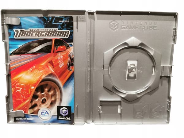 JUST THE PACKAGING FOR NEED FOR SPEED UNDERGROUND for Nintendo GameCube + instruction manual