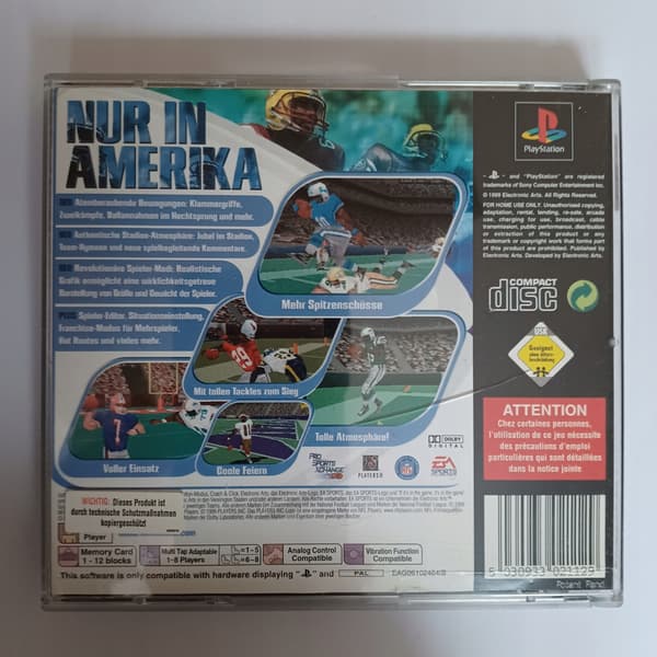 Madden NFL 2000, PSX, PS1, PSX