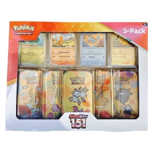 Pokemon 151: Costco 5-Pack Mini Tin Bundle