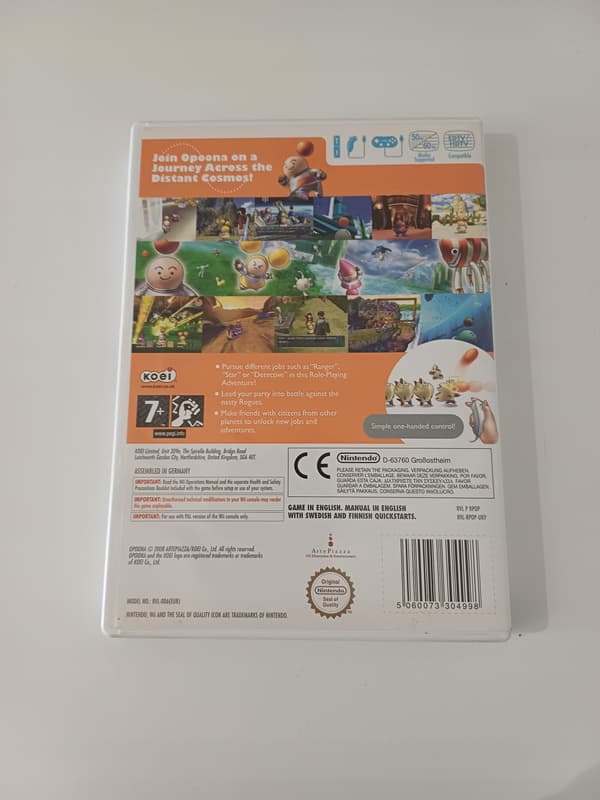Original English Nintendo Wii Opoona
