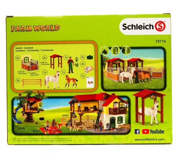 Schleich 72116 A Visit to an Open Stable
