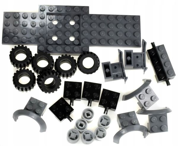 LEGO Wheels + Chassis + Mudguards 52037 50745 car wheels