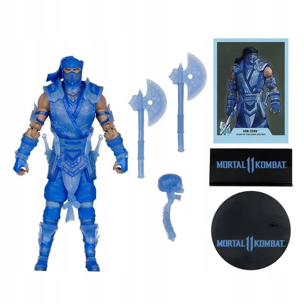 Mortal Kombat II Sub-Zero Glow-in-the-Dark Action Figure