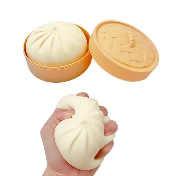 SQUISHY DUMPLING STRESS BALL – 2-piece set: DUMPLING TOY SET