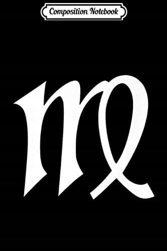 Composition Notebook: Virgo Zodiac Symbol – August and September Birthdays – As