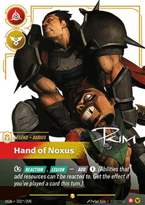 Riftbound OGN Darius, Hand of Noxus