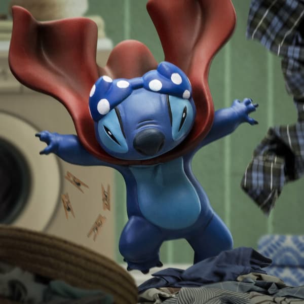Stitch Laundry figurine, 1/10 scale, Stitch
